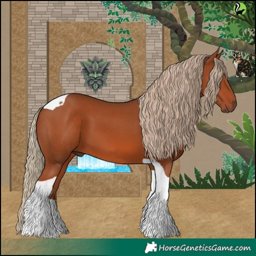 Horse Color:Chestnut Tobiano 