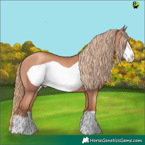 Horse Color:Gold Champagne Frame