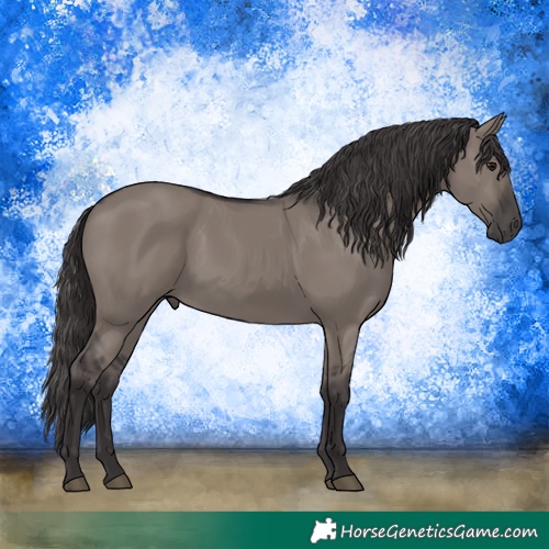 Horse Color:Smoky Grullo 