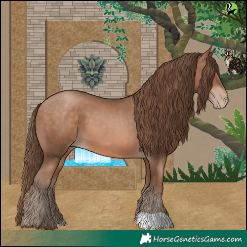Horse Color:Brown Pearl 