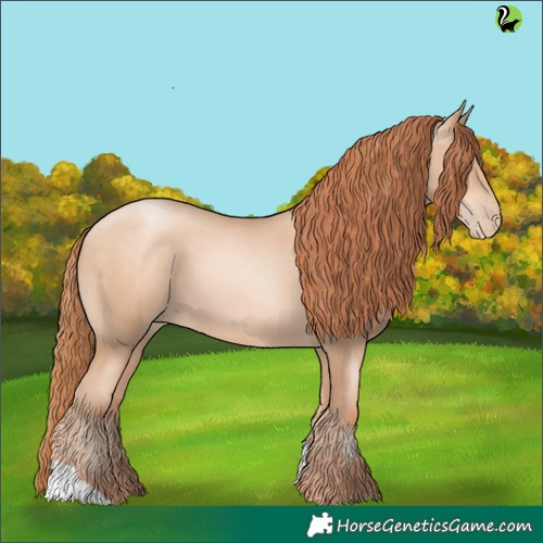 Horse Color:Sable Champagne Pearl 