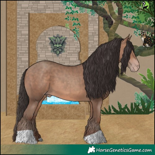 Horse Color:Sable Champagne 