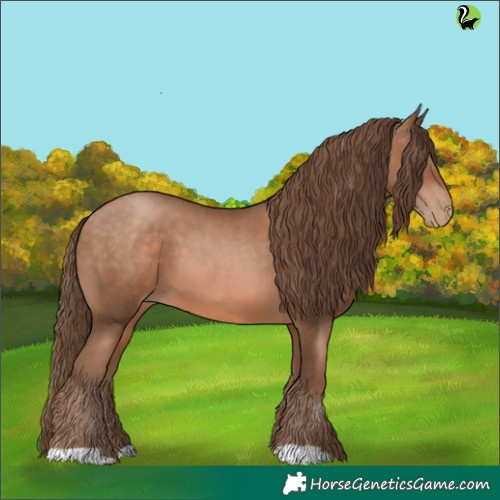 Horse Color:Brown Pearl