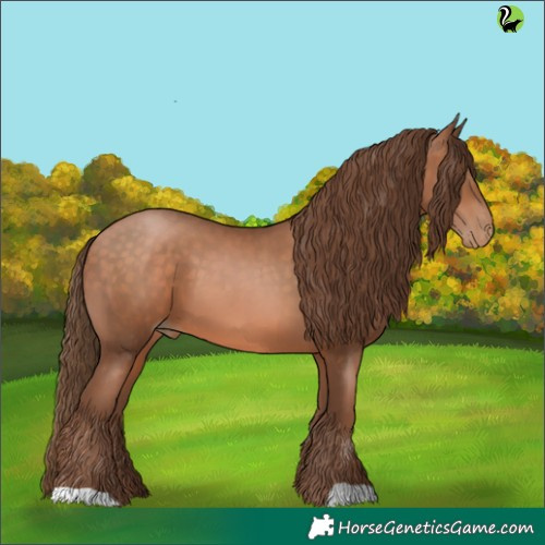 Horse Color:Brown Pearl