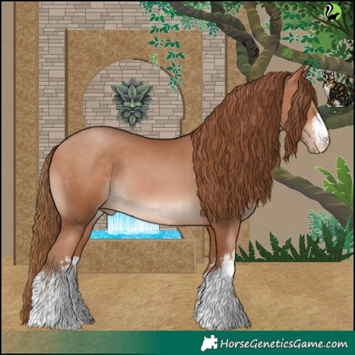 Horse Color:White Spotted Bay Pearl 
