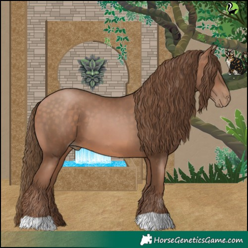 Horse Color:Brown Pearl 
