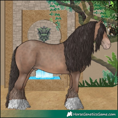 Horse Color:Sable Champagne 