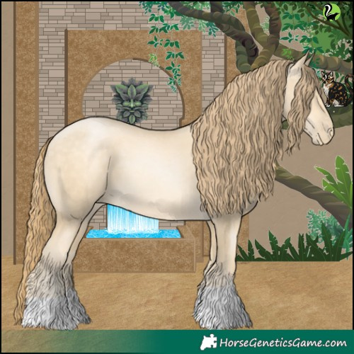Horse Color:Sable Cream Champagne Pearl 