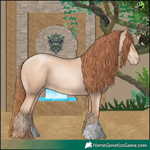 Horse Color:Sable Champagne Pearl 