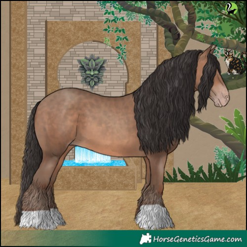Horse Color:Sable Champagne 