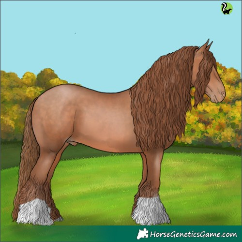 Horse Color:Brown Pearl 
