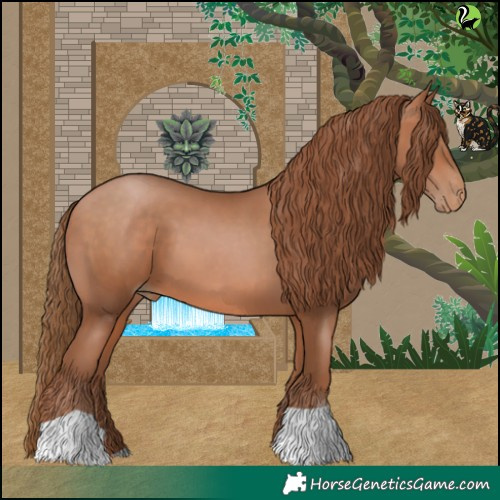 Horse Color:Brown Pearl 