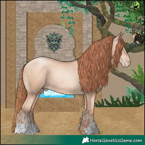 Horse Color:Sable Champagne Pearl 