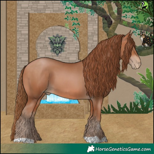 Horse Color:Brown Pearl 