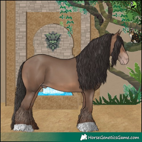 Horse Color:Sable Champagne 