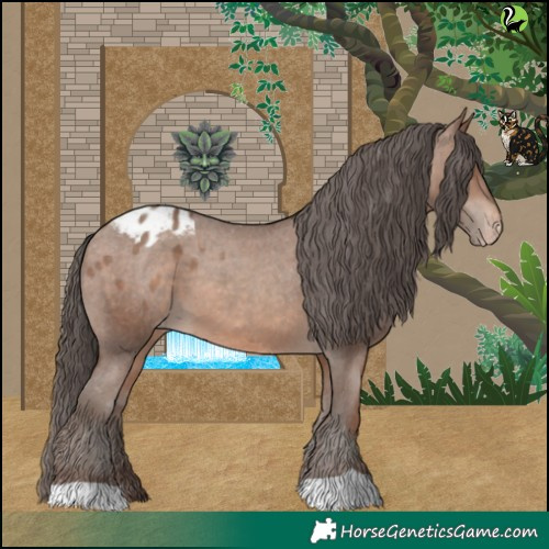 Horse Color:Sable Champagne Varnish 