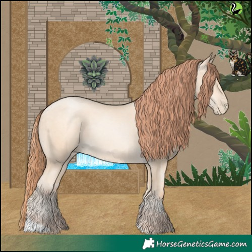 Horse Color:Sable Cream Champagne Pearl 
