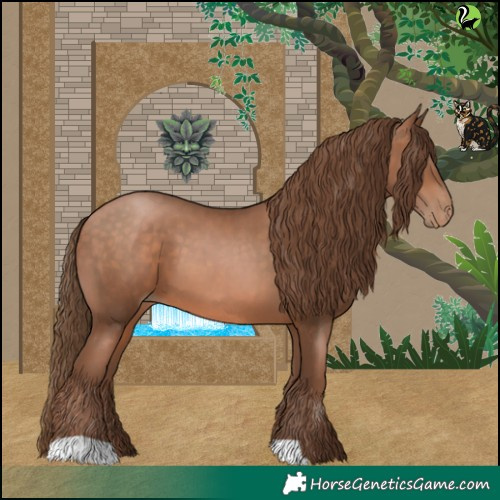 Horse Color:Brown Pearl 