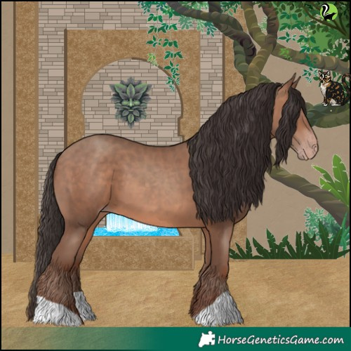 Horse Color:Sable Champagne 