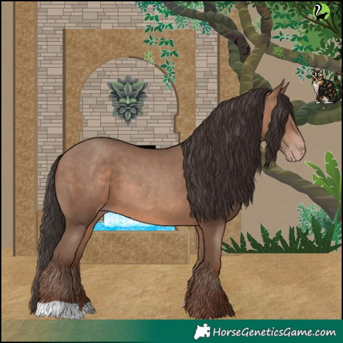 Horse Color:Sable Champagne 