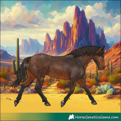 Horse Color:Bay 