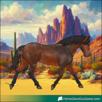 Horse Color:Bay 