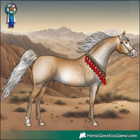 Horse Color:Gray Silver Sable Cream Champagne