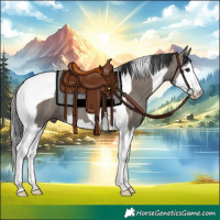 Horse Color:Grullo Splash Tobiano