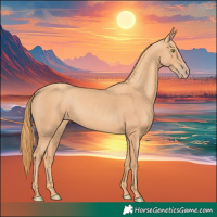 Horse Color:Gold Champagne 
