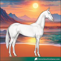 Horse Color:Cremello 