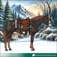 Horse Color:Liver Chestnut Frame 