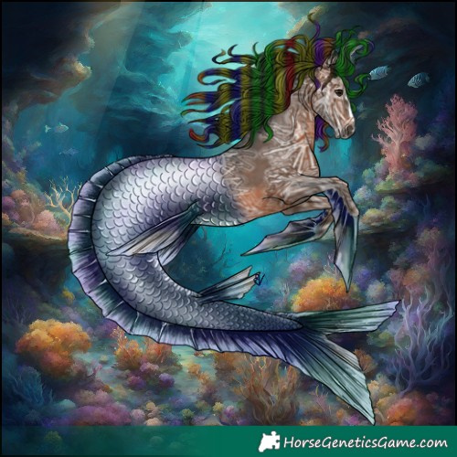 Horse Color:Gray Painted Brown Ice Rabicano 