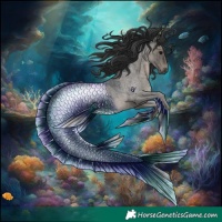 Horse Color:Grullo Roan Rabicano Brindle 