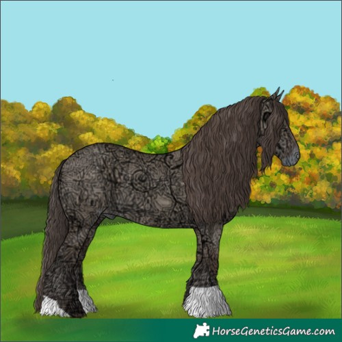 Horse Color:Classic Champagne Ice Dun 