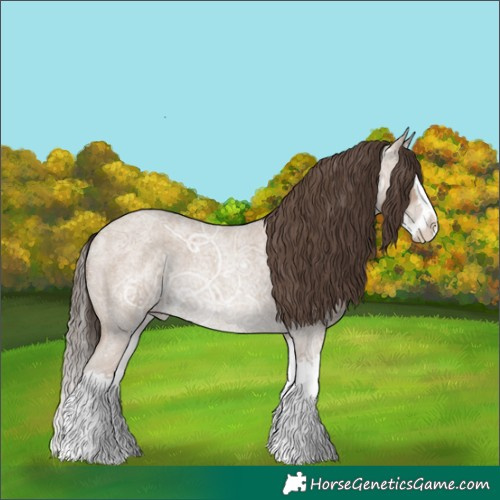 Horse Color:Classic Champagne Ice Roan Splash 