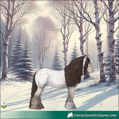 Horse Color:Classic Champagne Ice Roan 