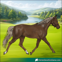 Horse Color:Chocolate Palomino 