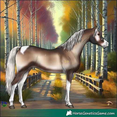 Horse Color:Liver Red Onyx Mushroom Tobiano 