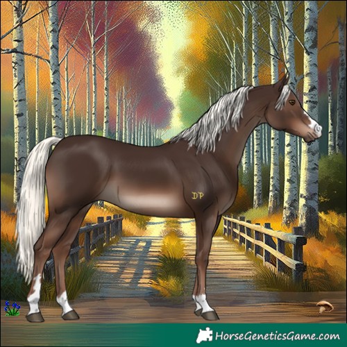 Horse Color:Liver Chestnut Mushroom 
