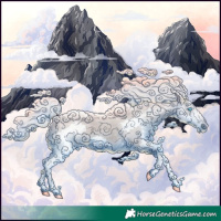 Horse Color:Platinum Silver Brown Splash 