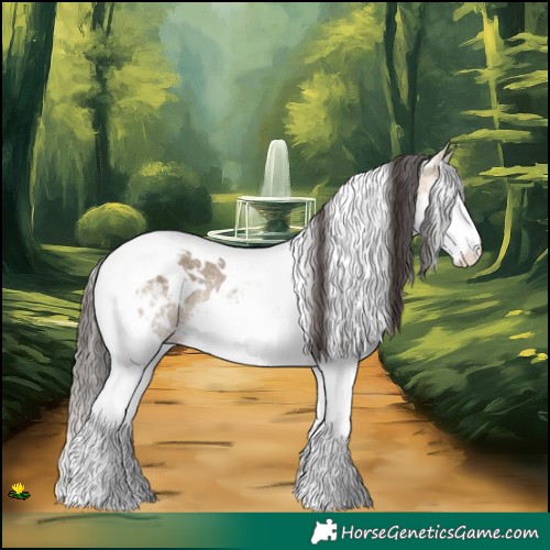 Horse Color:White Spotted Buckskin Dun Splash Tobiano Rabicano 