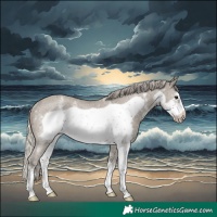Horse Color:Silver Grullo Sabino Frame Rabicano
