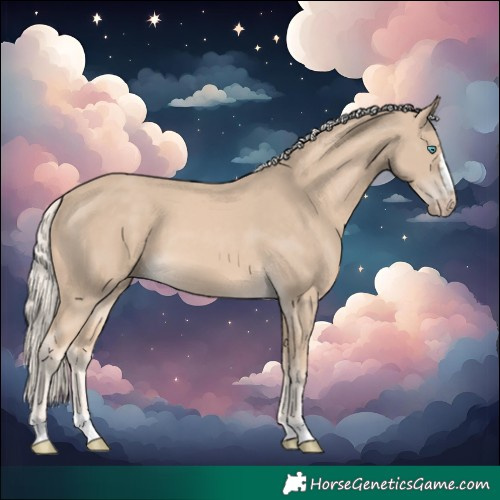 Horse Color:Cremello 