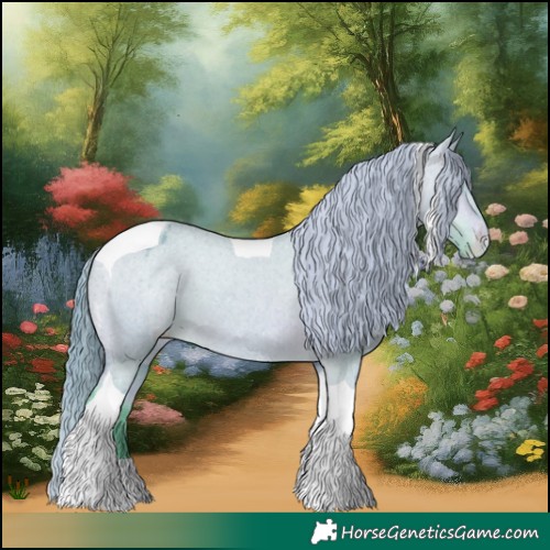 Horse Color:Watercolor Bay Dun Tobiano Varnish 