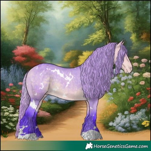 Horse Color:Watercolor White Spotted Buckskin Dun Varnish Rabicano 