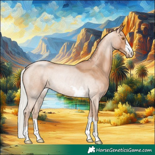 Horse Color:Silver Black Pearl 
