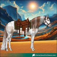 Horse Color:White Spotted Liver Red Dun Tobiano