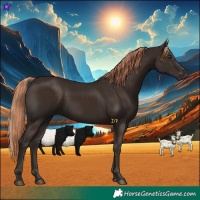 Horse Color:Liver Chestnut Rabicano