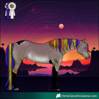 Horse Color:Painted Red Dun Tobiano 