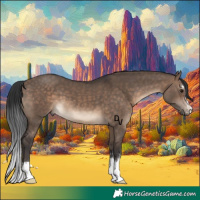 Horse Color:Brown Dun 